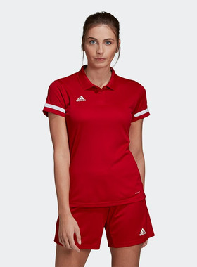 Adidas阿迪达斯polo衫短袖女运动服轻薄透气速干羽毛球T恤DX7269