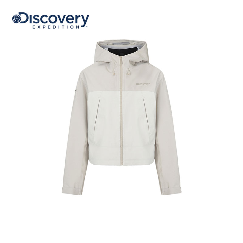 Discovery探索冲锋衣外套女25秋季户外徒步梭织防水防风透湿夹克