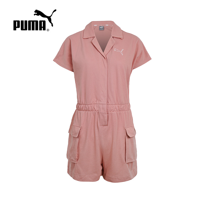 PUMA彪马女装2025夏季新款短袖短裤运动套装休闲透气连体衣5