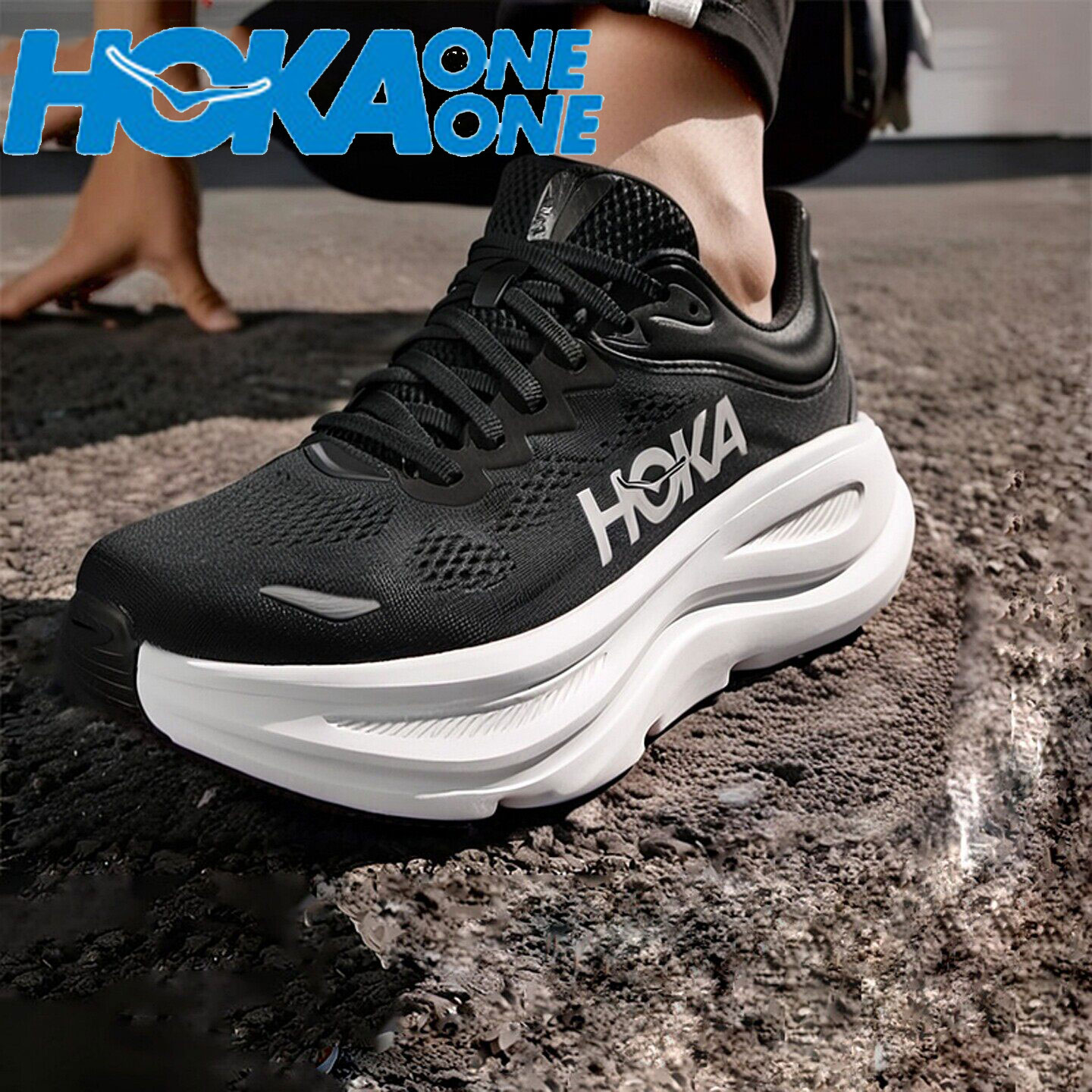 HOKA跑鞋男鞋邦代9公路跑步鞋BONDI 9轻盈舒适缓震运动鞋1162011图片
