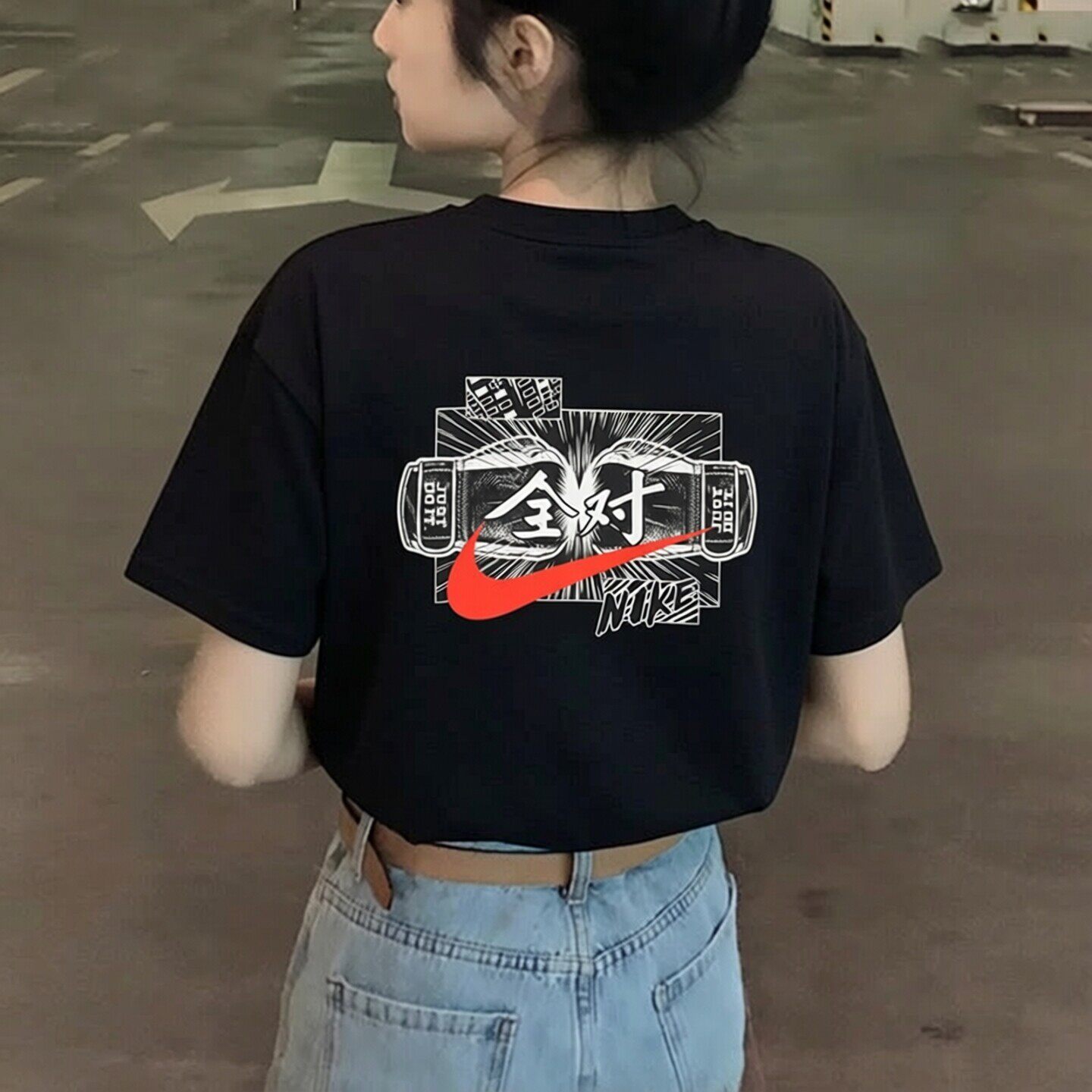 Nike耐克T恤女夏季新款情侣半袖透气半截袖满分高考全对短袖男装