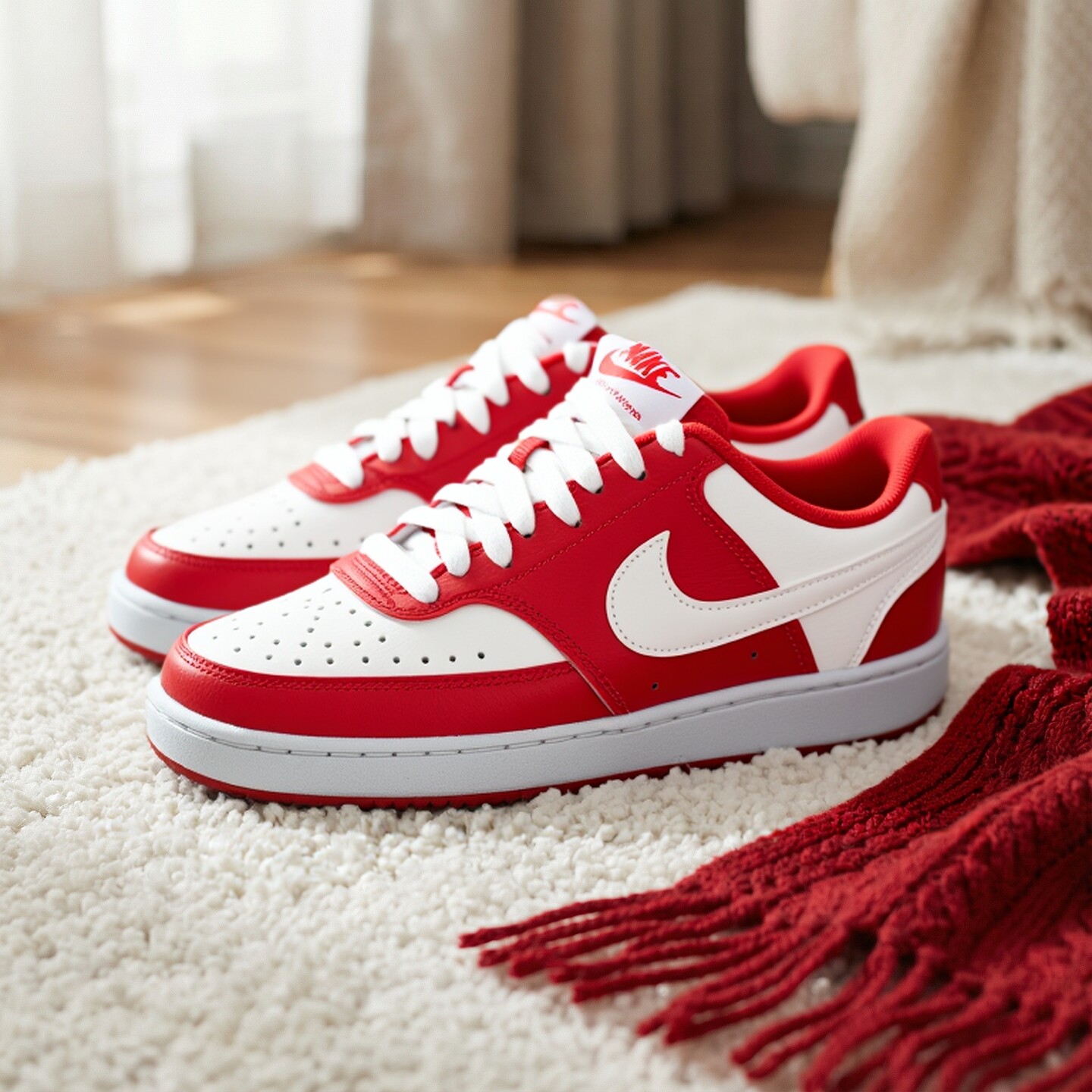 NIKE耐克板鞋男鞋女鞋2025冬季新款本命年红色court运动鞋休闲鞋,运动鞋new,运动休闲鞋,淘宝优惠券,粉丝福利购,淘宝优惠卷