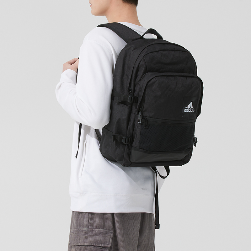 阿迪达斯双肩包男包女包2025新款户外运动大容量旅游背包学生书包