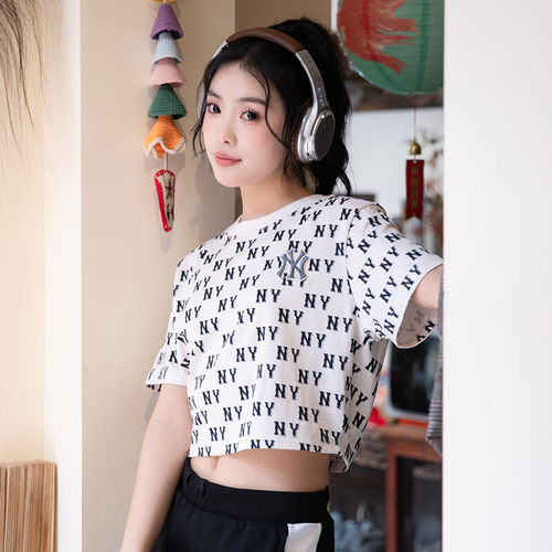 MLB官方短袖女装2024夏