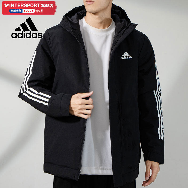 阿迪达斯棉服男2026夏季新款运动棉衣男士正品保暖棉袄外套羽绒服