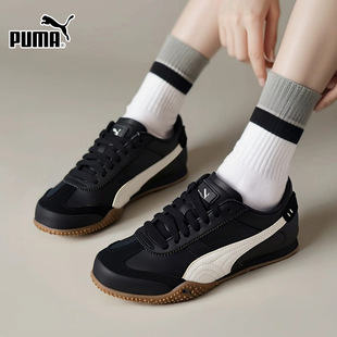 BELLA女鞋 运动休闲鞋 板鞋 新款 405256 2026春季 Puma彪马黑色薄底鞋
