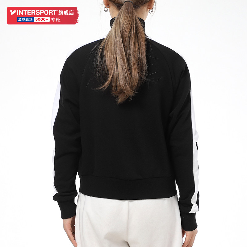 푸마 푸마 스포츠 정장 여성 2024 가을 신상 스탠드 칼라 방풍 재킷 재킷 작은 피트 캐주얼 바지