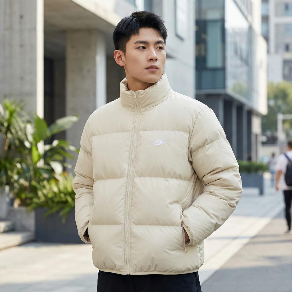 NIKE耐克保暖羽绒服2025冬季新款男款面包服羽绒外套运动服IB2976