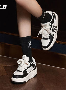 MLB官方休闲鞋2025秋季新款NY男女鞋低帮板鞋轻便运动鞋3ASXCLB3N