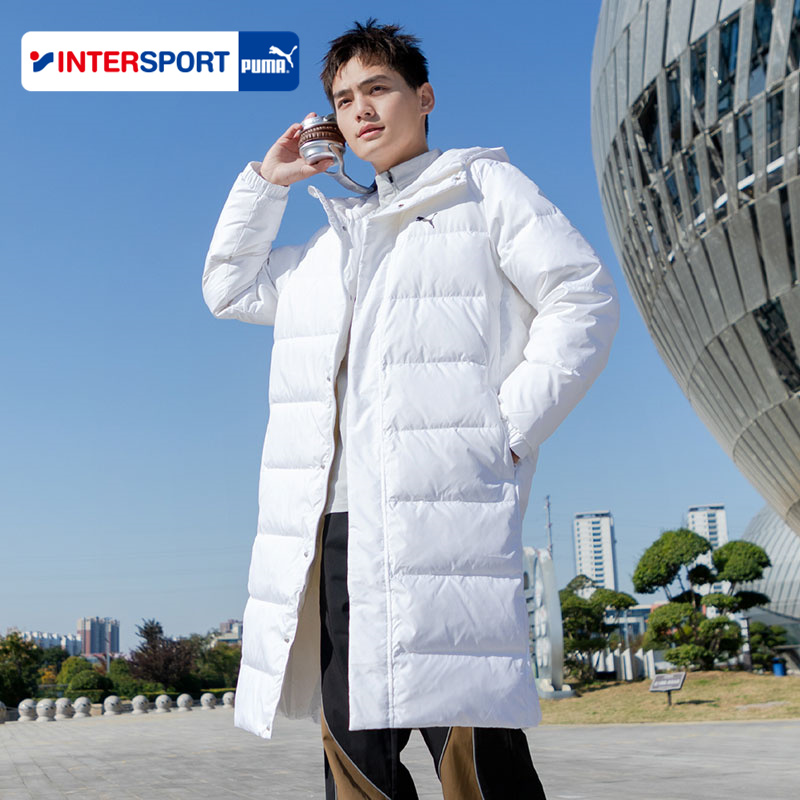 彪马羽绒服Puma连帽情侣