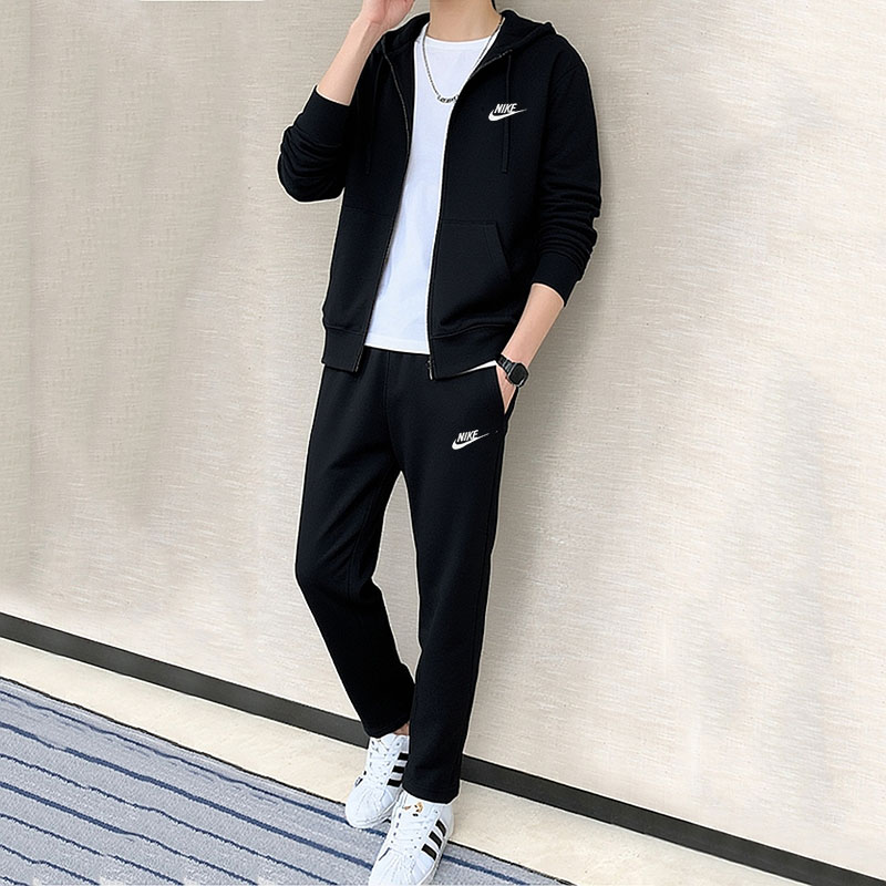 Nike耐克外套男秋季连帽运动服休闲长袖长裤早秋独特超好看潮套装