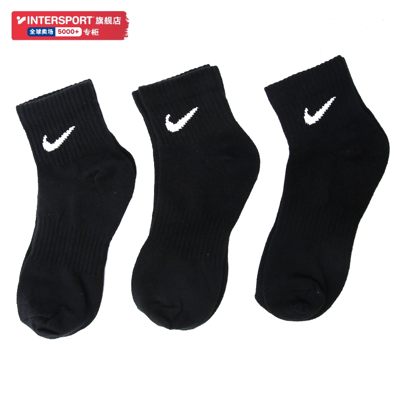 Nike耐克袜子男袜女袜春秋新款正品长袜休闲袜长筒运动袜中筒袜子