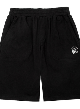 MLB儿童短裤2025秋季新款男童女童针织运动裤宽松五分裤7ASPB0453