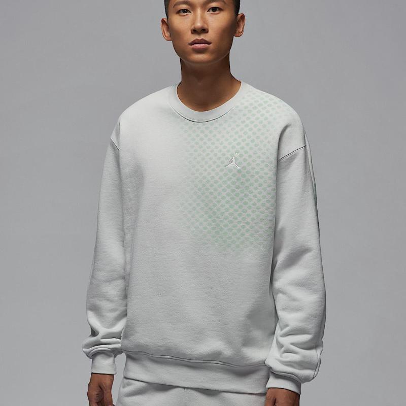 NIKE耐克卫衣男2025冬季新款JORDAN圆领休闲运动套头衫HQ8826-025