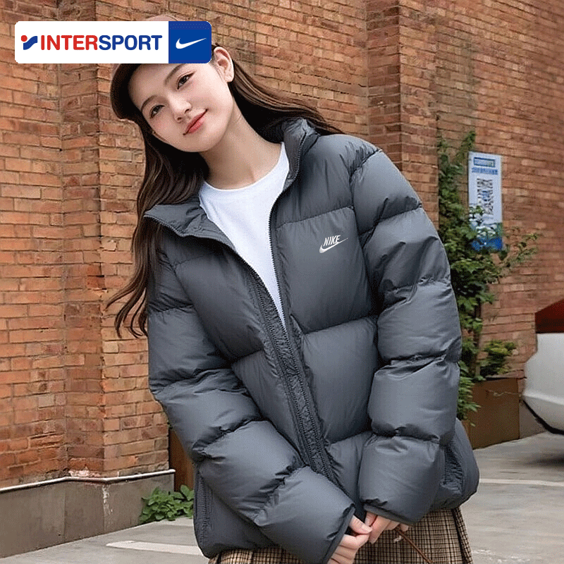 NIKE耐克正品女士羽绒服冬季新款运动服防风短款立领加厚保暖外套,运动服/休闲服装,运动羽绒服,淘宝优惠券,粉丝福利购,淘宝优惠卷
