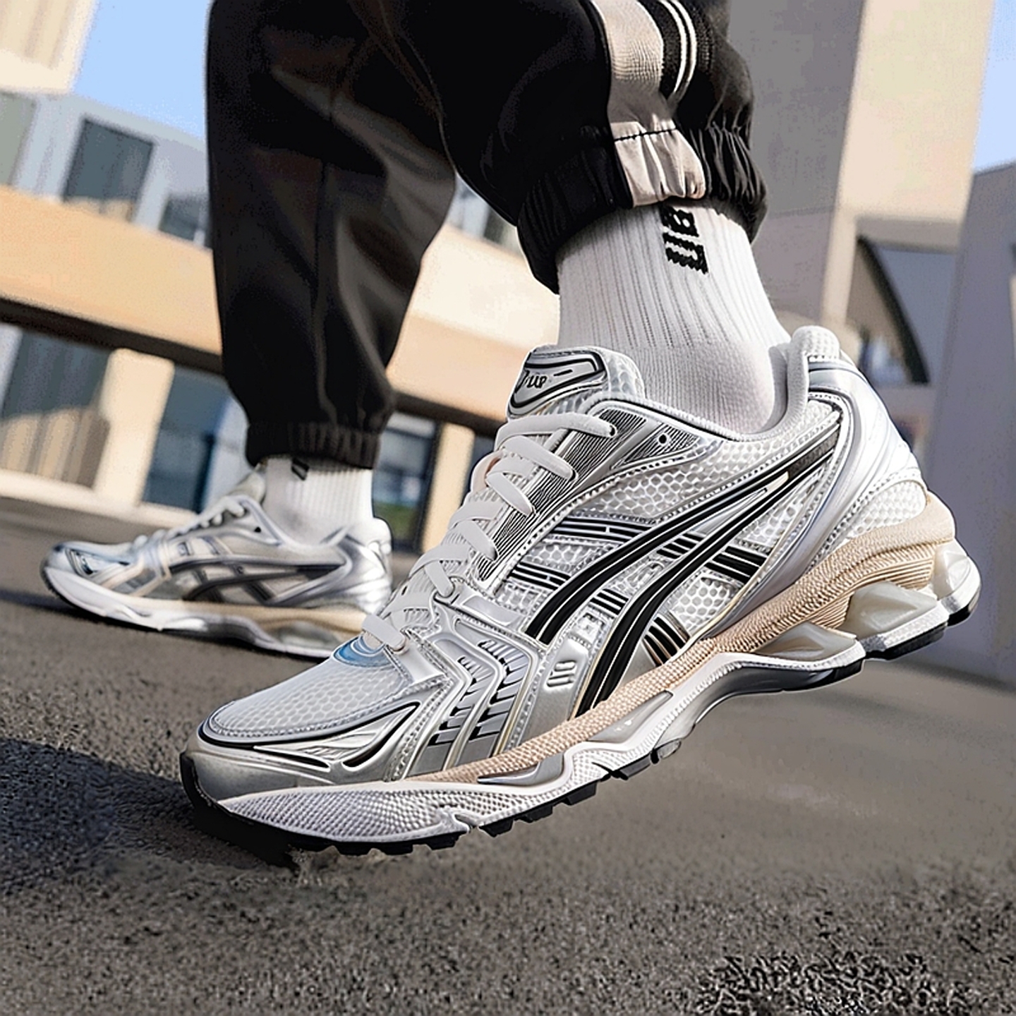 ASICS亚瑟士男鞋女鞋GEL-KAYANO 14运动鞋跑鞋网面复古低帮休闲鞋