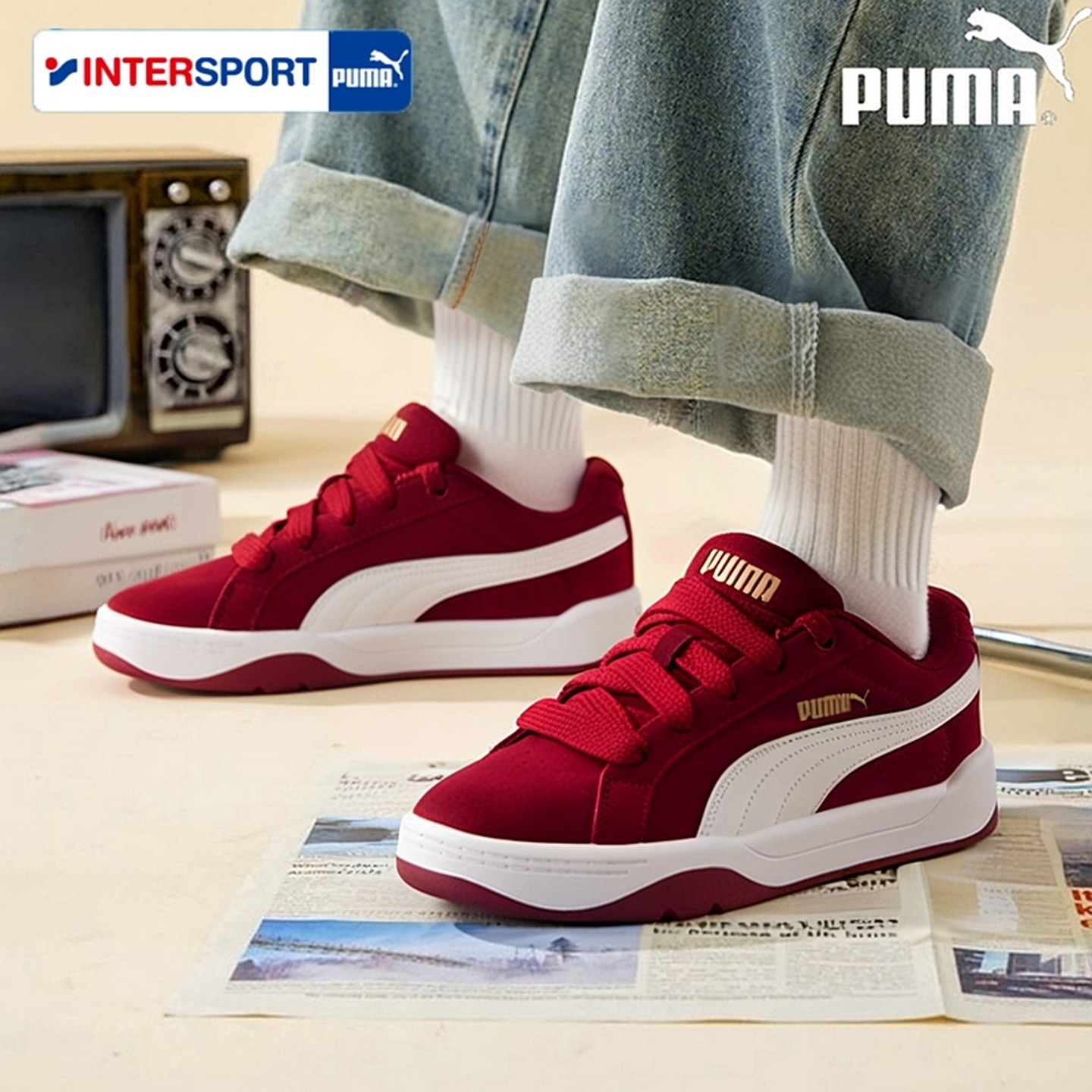 Puma彪马面包鞋男鞋女鞋新款红色情侣鞋低帮休闲鞋厚底板鞋400707,运动鞋new,运动休闲鞋,淘宝优惠券,粉丝福利购,淘宝优惠卷