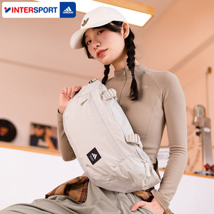 阿迪达斯斜挎包男款胸包男士背包腰包运动包单肩包女大容量旅行包