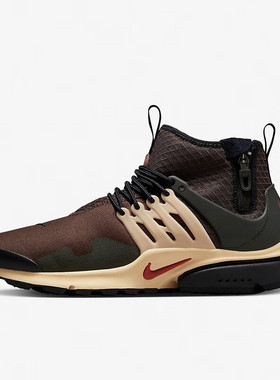 Nike耐克官方男鞋2025新款AIR PRESTO中帮鞋缓震跑步鞋正品DC8751