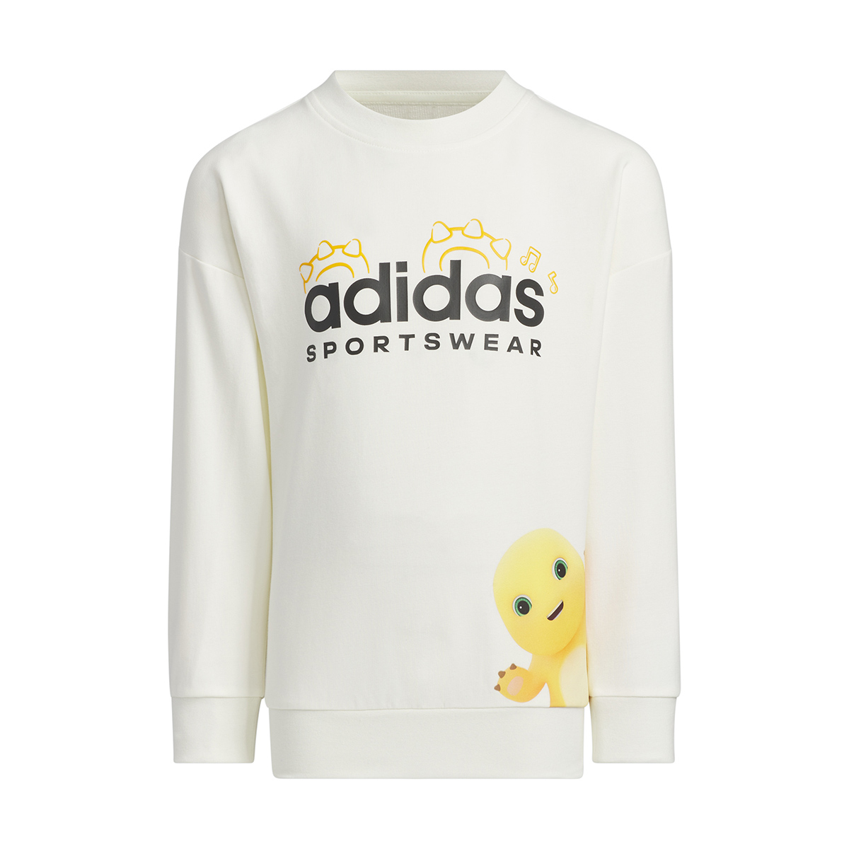Adidas阿迪达斯童装卫衣男女童圆领运动服休闲上衣长袖宽松套头衫