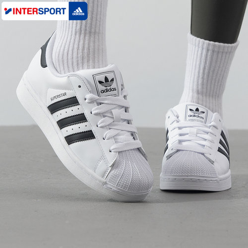 阿迪达斯三叶草贝壳头复古休闲鞋