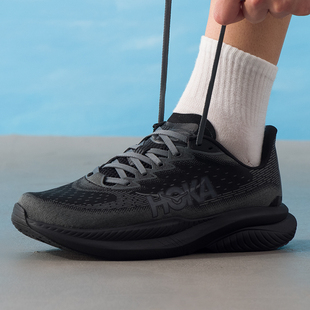 轻量回弹竞速训练鞋 HOKA官方跑步鞋 Mach马赫6运动鞋 秋冬款 男鞋