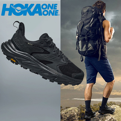 HOKA户外男鞋Anacapa 2 Low GTX户外登山舒适缓震阿纳卡帕徒步鞋