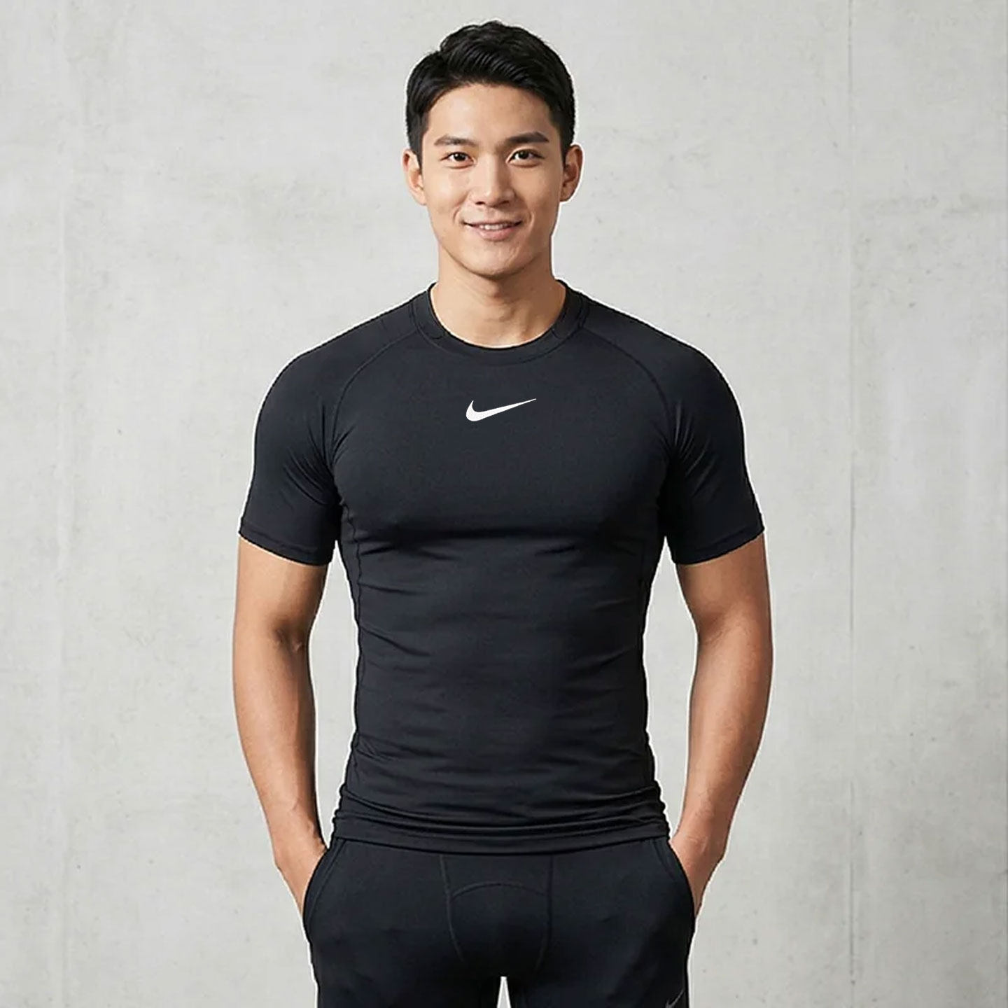 茵特|Nike耐克官方正品紧身衣裤男子轻薄训练短袖上衣运动健身衣