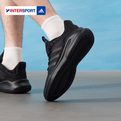 adidas阿迪达斯官方正品冬季男子黑武士透气运动训练跑步鞋JP5227