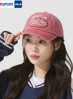 MLB官方水洗软顶牛仔男女可调节鸭舌帽休闲棒球帽运动帽3ACPV165N