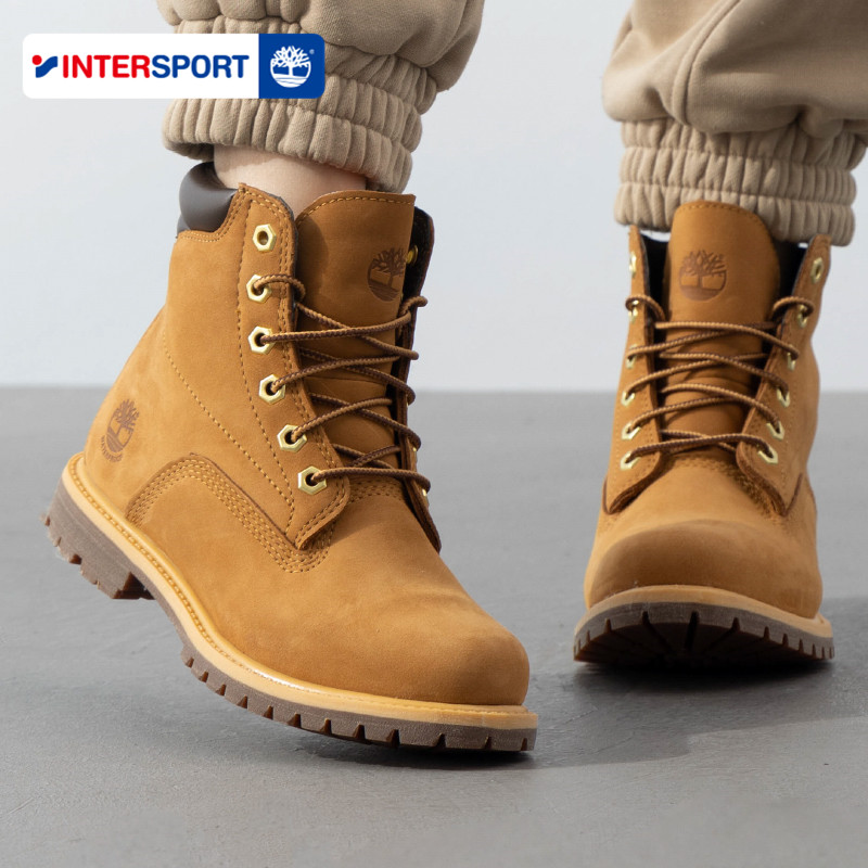 Timberland添柏岚官方女鞋大黄靴冬季户外踢不烂马丁靴女款登山鞋