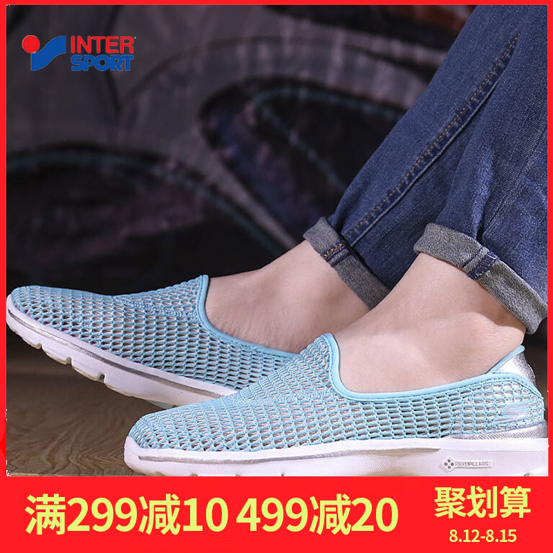 Skechers˹¿ÆæÅ®Ð¬2018пîGO WALK 3½¡²½Ð¬ÍøÃæÅܲ½ÐÝÏÐЬ14054