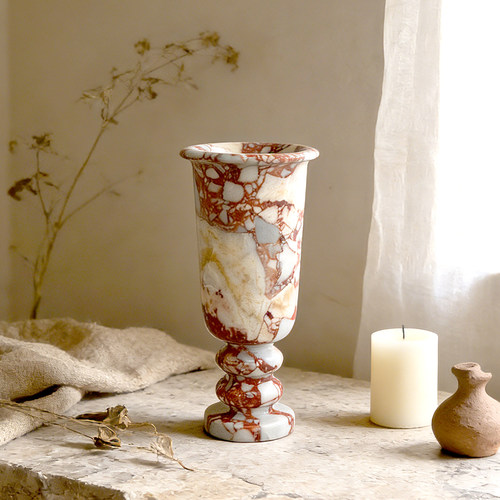 现代简约大理石几何花瓶