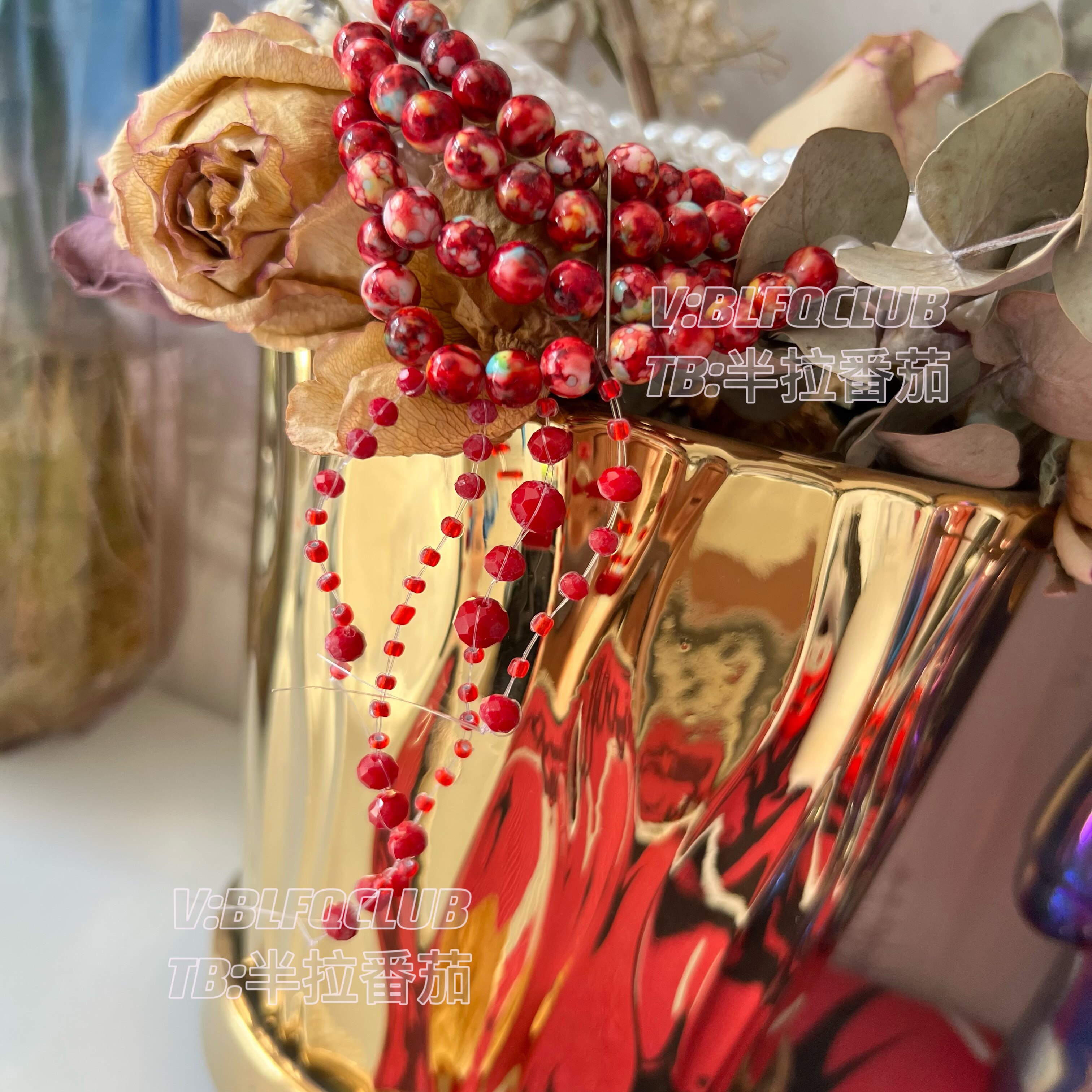 혈액 눈물 할로윈 블러디 메리 모조 진주 BLOODSTAIN 펑크 고딕 달콤한 멋진 혈액 드롭 술 목걸이 목걸이