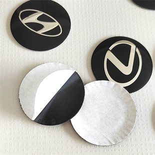 适用于轮毂盖车标贴轮胎中心盖贴标丰田日产现代凌志讴歌起亚56mm