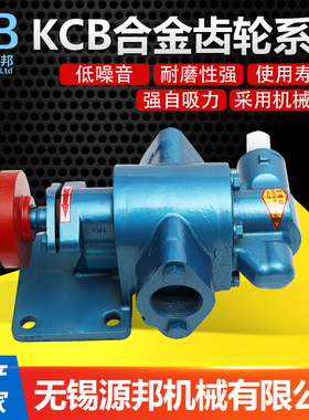耐高温齿轮泵抽油泵头KCB18.3/83.3密封输油润滑增压合金齿轮油泵