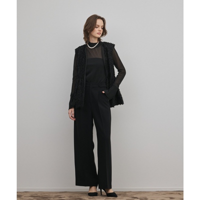 GRACE CONTINENTAL时尚简约设计感三醋酸纤维阔腿裤女ONWARD