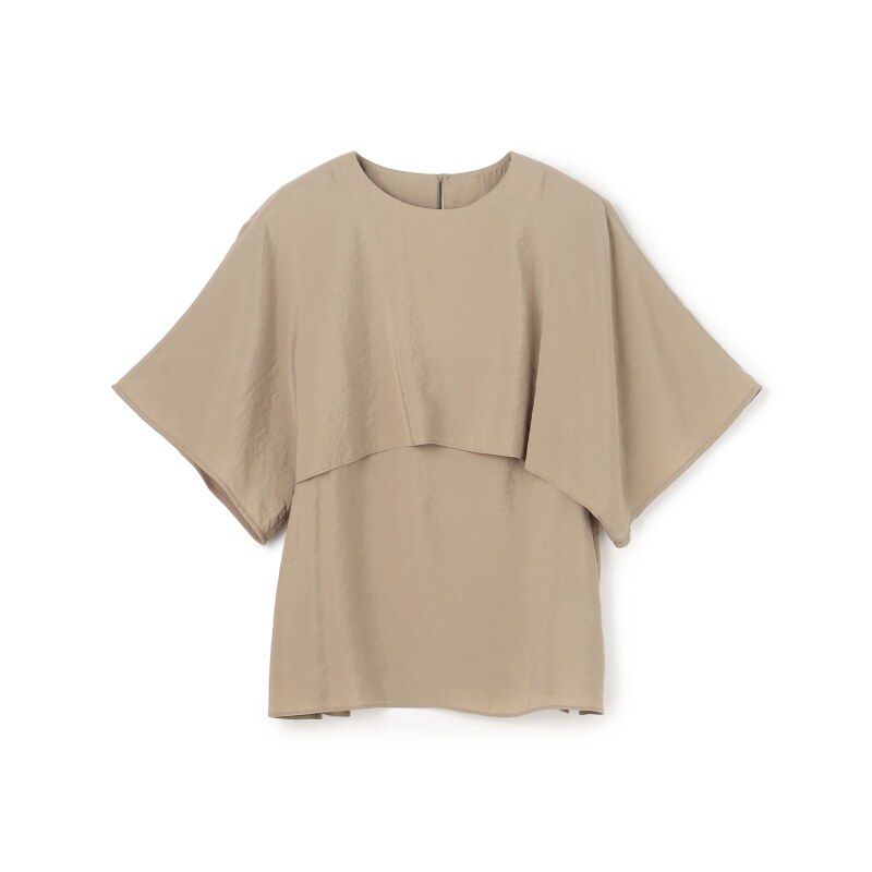 UNFILO时尚简约适宜休闲轻柔面料斗篷衬衫女ONWARD