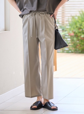 any FAM时尚简约可洗可搭配UV护理速干轻盈科技麻料裤子女ONWARD