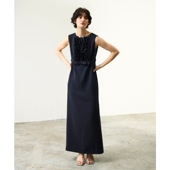 透视荷叶边长款 GRACE CONTINENTAL日系轻奢时尚 连衣裙女