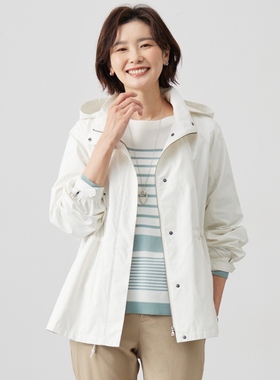 J.PRESS可洗涤Artirosa系列A字短款时气质外套女ONWARD