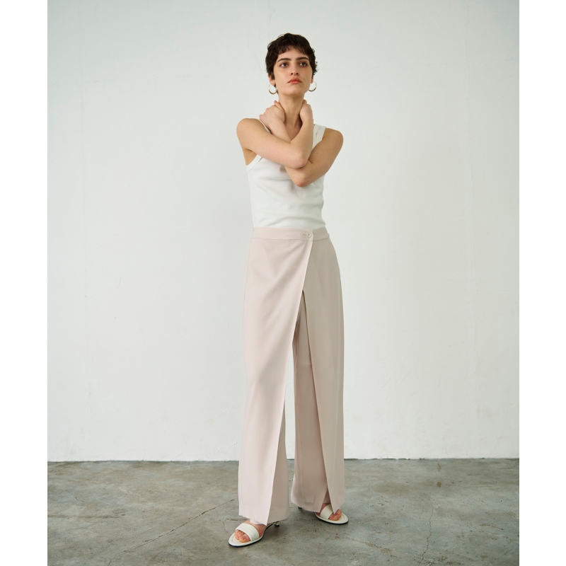 GRACE CONTINENTAL时尚气质层叠设计感长裤女ONWARD