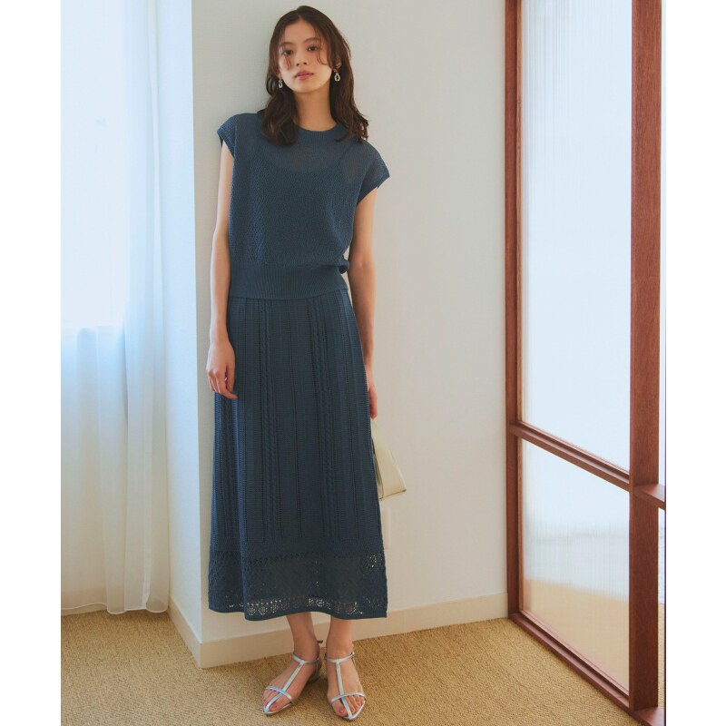 any SiS两件套针织适宜温柔气质套装连衣裙女ONWARD