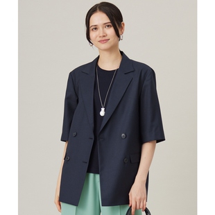 夹克女ONWARD 可水洗半袖 自由区时尚 气质适宜简约SHIHO同款