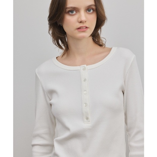 GRACE 简约设计感亨利领剪裁上衣女ONWARD CONTINENTAL时尚