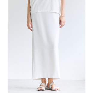 丝滑触感I型线条修身 NaVY杂志刊登同款 气质长裙 VERY BEIGE