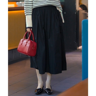 ANYSIS温柔气质适宜光泽塔夫绸半身裙女ONWARD