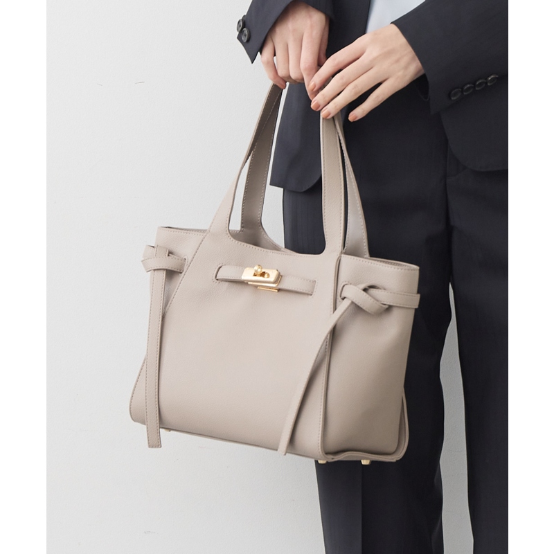 23区优雅精美感设计束带托特包手提包女ONWARD