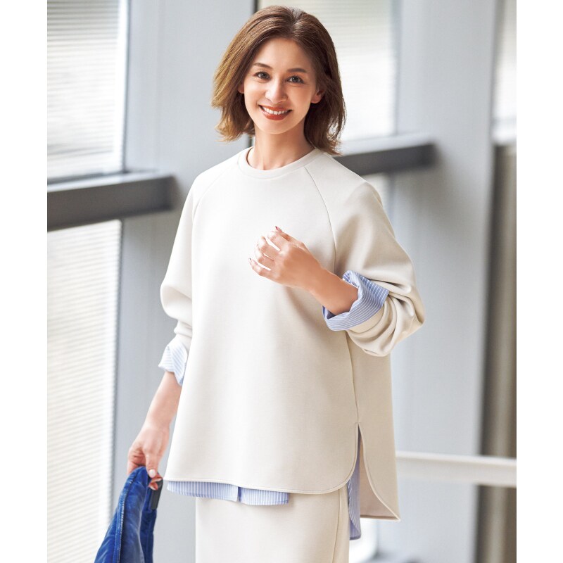 UNFILO官网限定颜色BEAUTYFORMJERSEY后背拉链套头衫女ONWARD