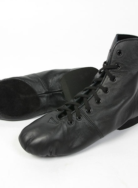 【Chacott】日系高端芭蕾舞品牌中间剪裁百褶爵士鞋（皮底）25.52